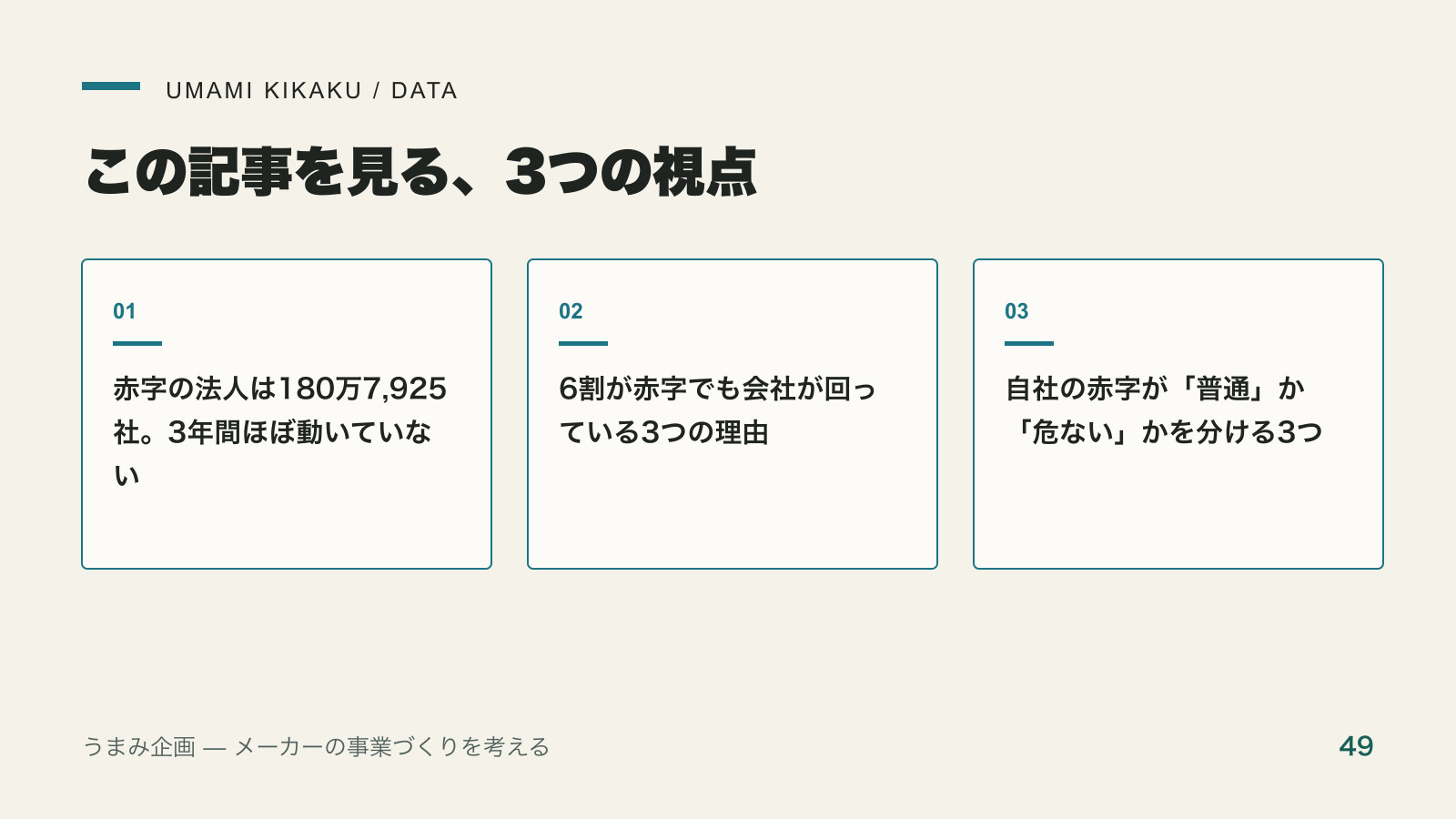 日本の法人の6割は赤字。それでも会社が続いている理由で押さえる3つの視点